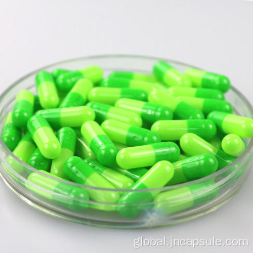 Colorful Capsule Empty Gelatin Size 0 dark and light blue capsule Supplier